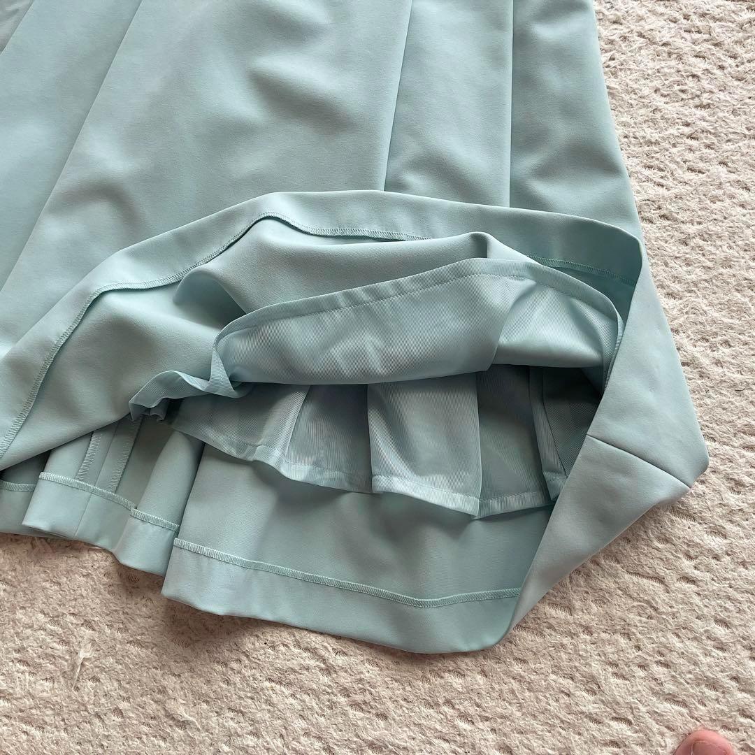 【美品】フォクシー ひざ丈ワンピース ドレス 切り替え フレア Aライン 38