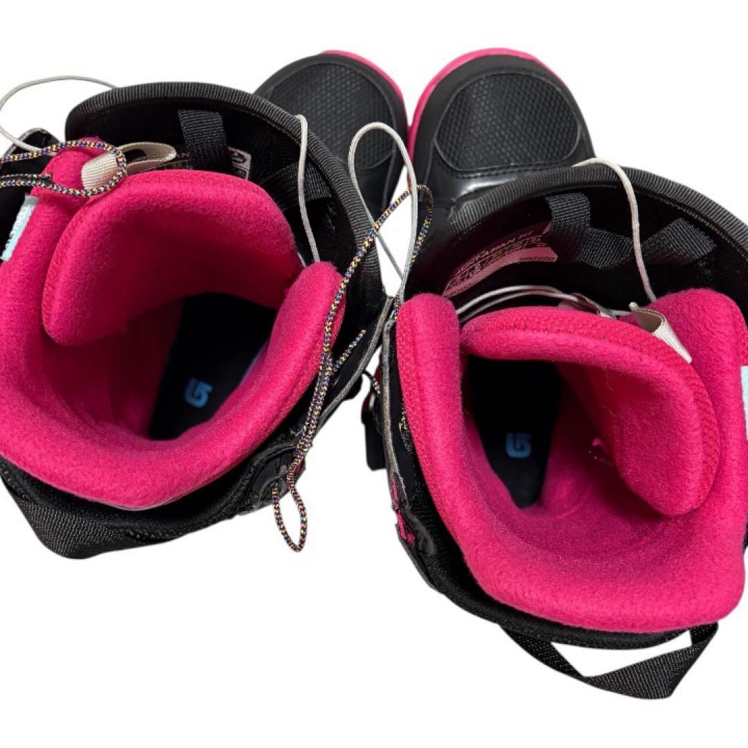 【未使用級】BURTON MINT AFスノーボード レースブーツ　黒/ピンク