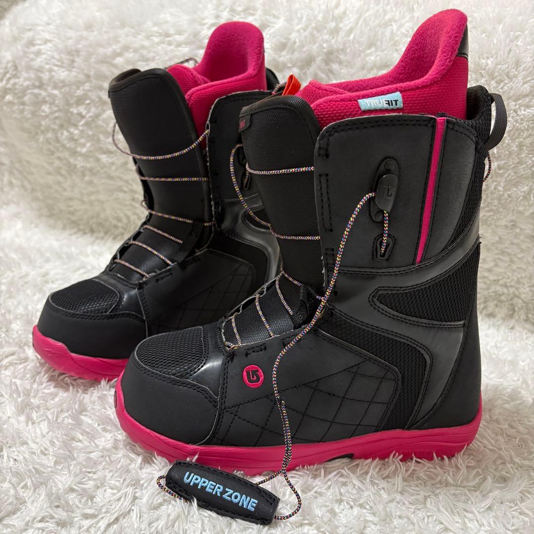 【未使用級】BURTON MINT AFスノーボード レースブーツ　黒/ピンク