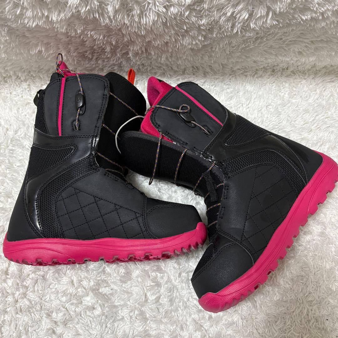 【未使用級】BURTON MINT AFスノーボード レースブーツ　黒/ピンク