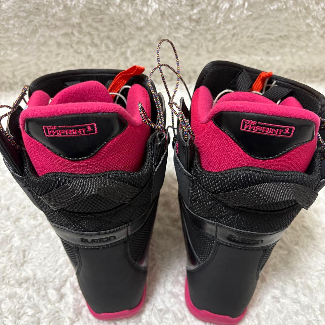 【未使用級】BURTON MINT AFスノーボード レースブーツ　黒/ピンク