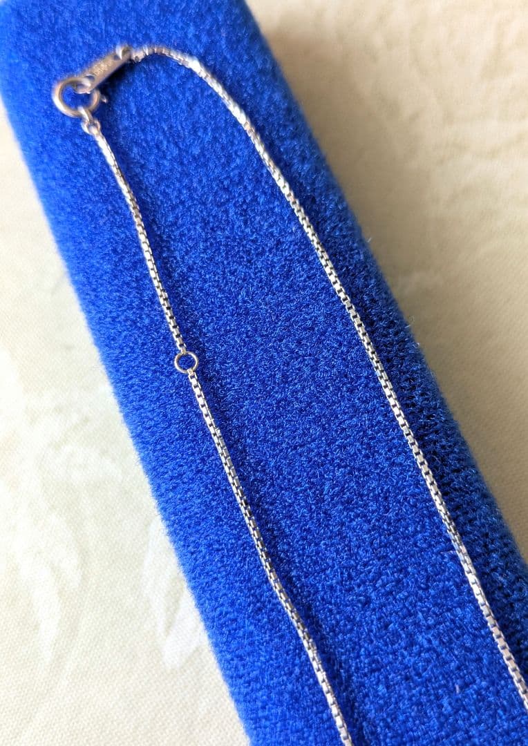 ♡ベネチアン ネックレス♡Pt850 幅1.0mm 40cm 造幣局刻印