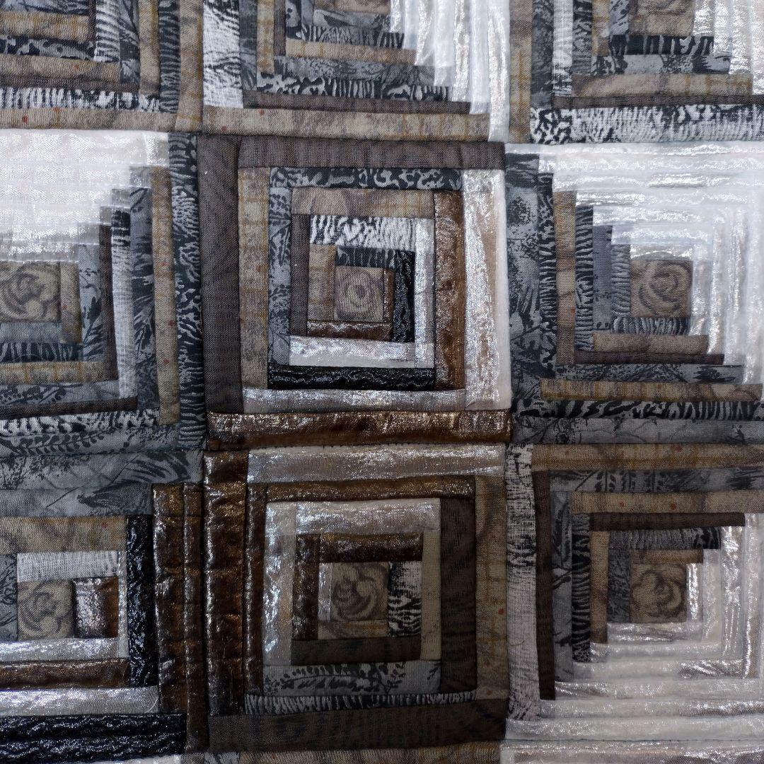 鉄坊 パッチワークキルト タペストリー〈光の調和〉