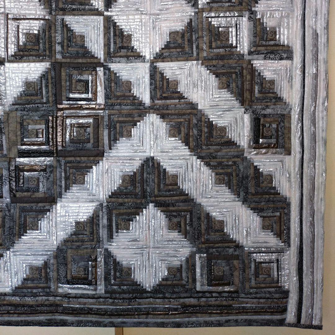 鉄坊 パッチワークキルト タペストリー〈光の調和〉