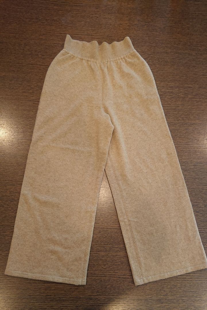 FOXEY カシミヤ100% ベージュパンツ サイズ40