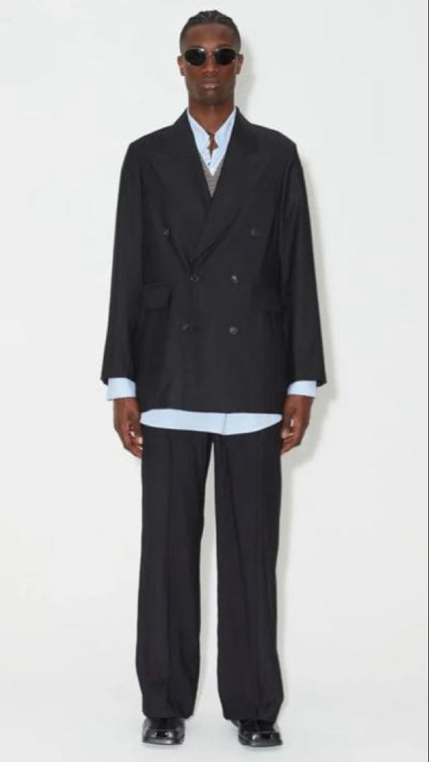 (角ハイ)SAILOR TROUSER BLACK