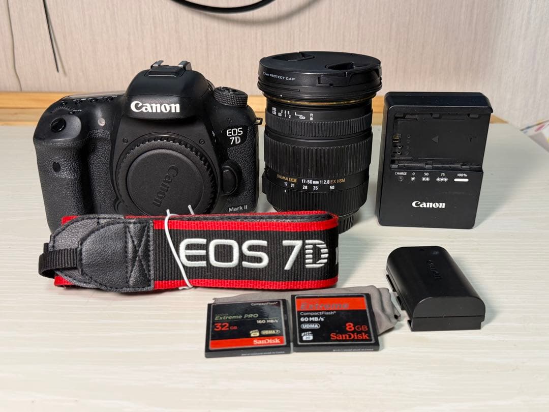 Canon EOS 7D Mark II mark2 f2.8レンズセット