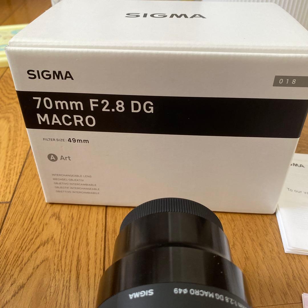 SIGMA 70㎜　F2.8 DG MACRO 49ミリ径　ソニーEマウント用
