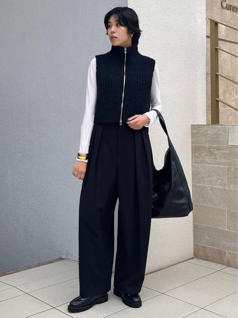 Curensology ブークレジップニットベスト