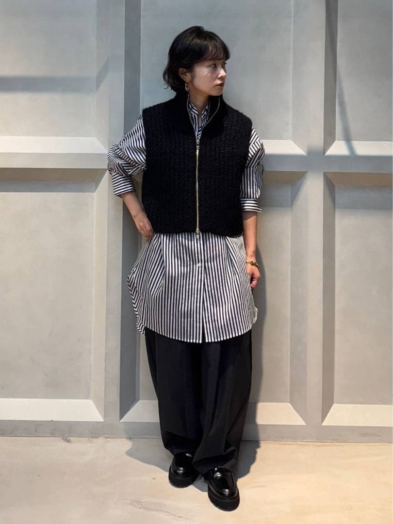 Curensology ブークレジップニットベスト