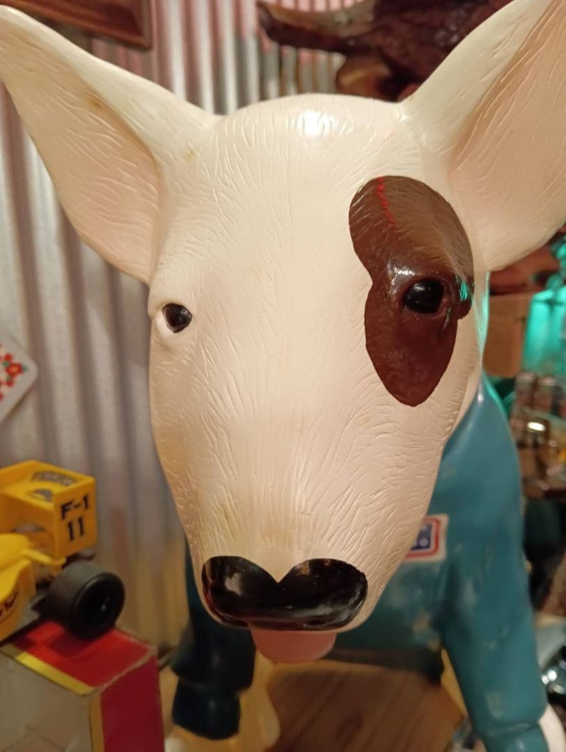 バドワイザー スパッズマッケンジー ランプ ブルテリア バドライト　犬