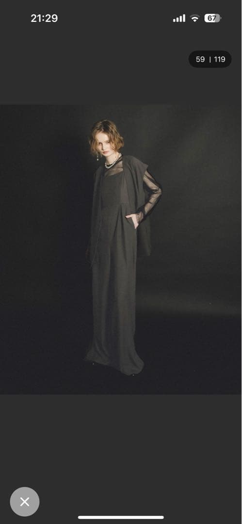 Manish vest setup et.UNIVER パンツドレス　お呼ばれ