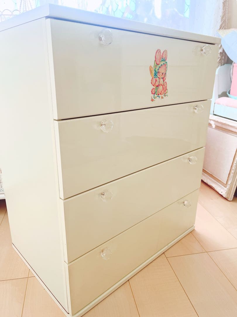 ♡エリカさま専用♡ バニーデカール チェスト 洋服棚 たんす