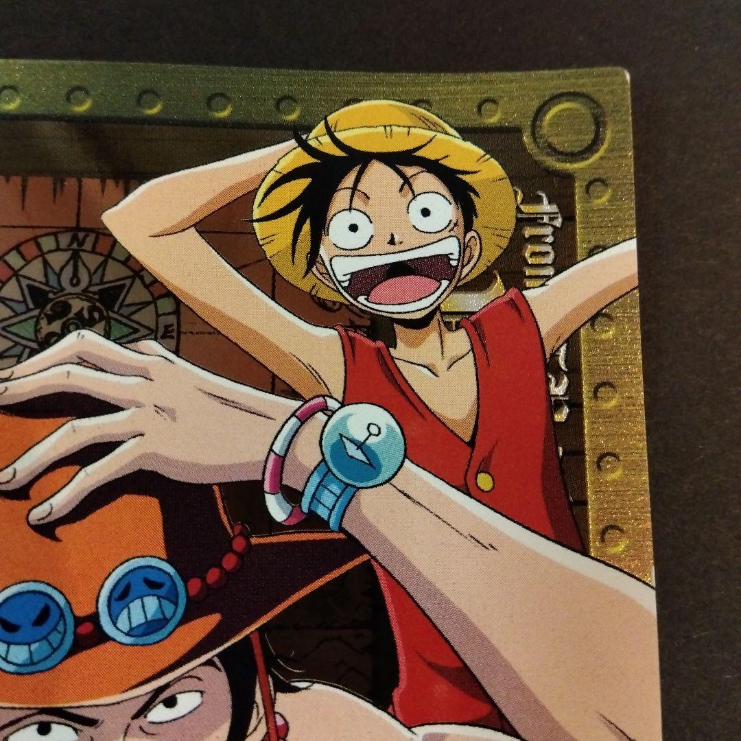 ONEPIECE アマダ エッチングカード ルフィ エース 初期 レア 当時