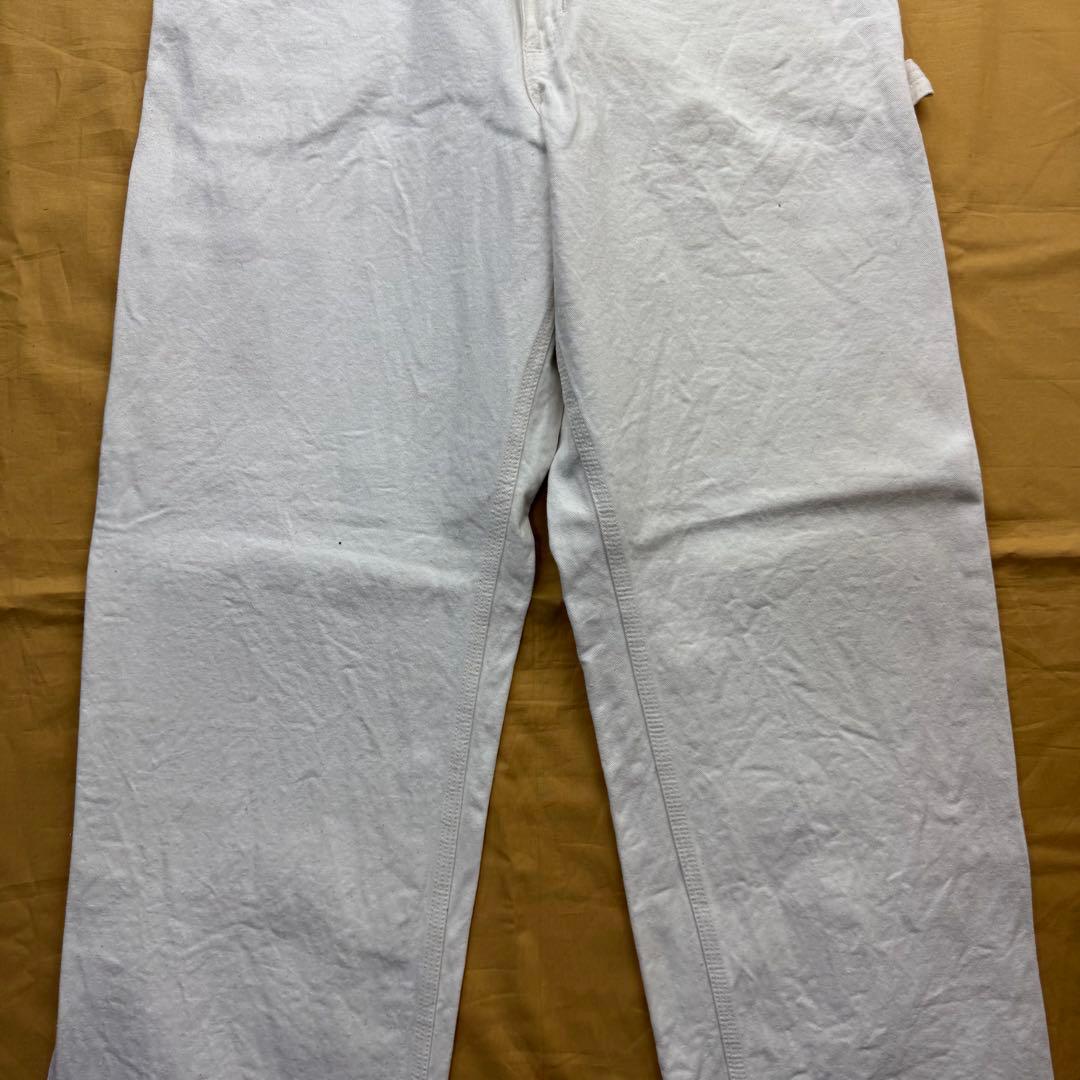 80s 90s carhartt USA製　ペインターパンツ　ホワイト　きなり
