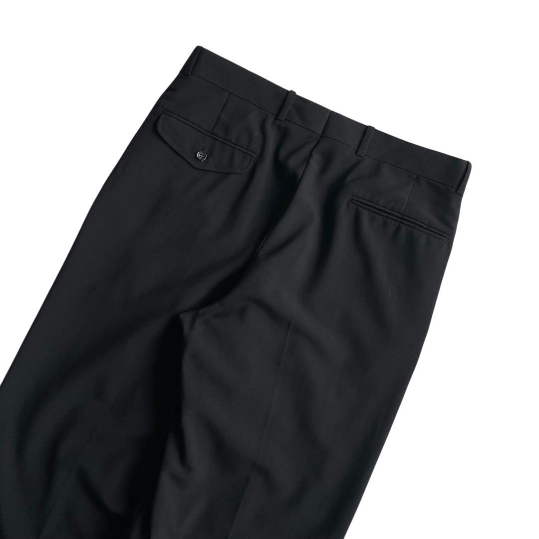 ビンテージスラックス 2タック ウールパンツ ワイドパンツ 90s USA 古着