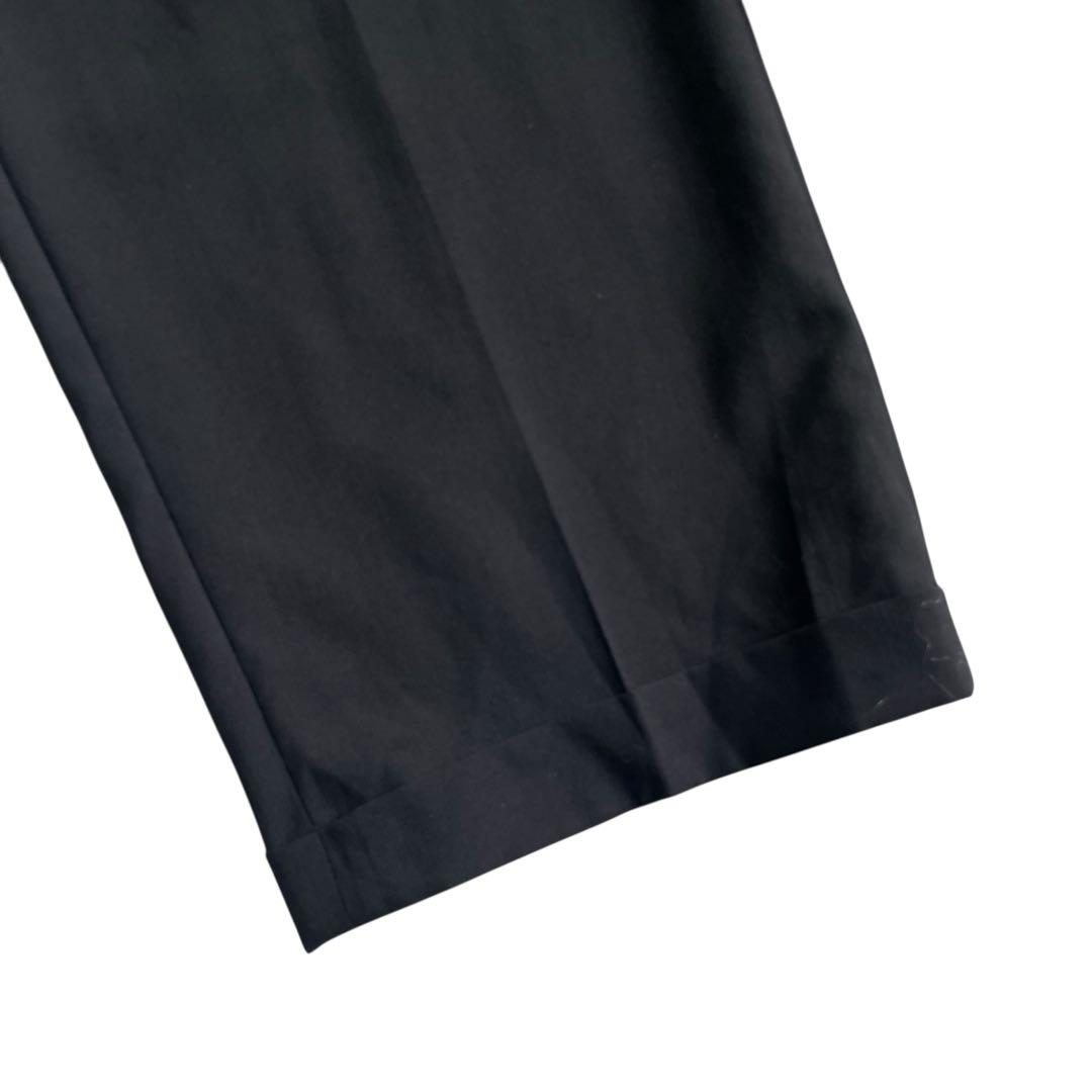 ビンテージスラックス 2タック ウールパンツ ワイドパンツ 90s USA 古着