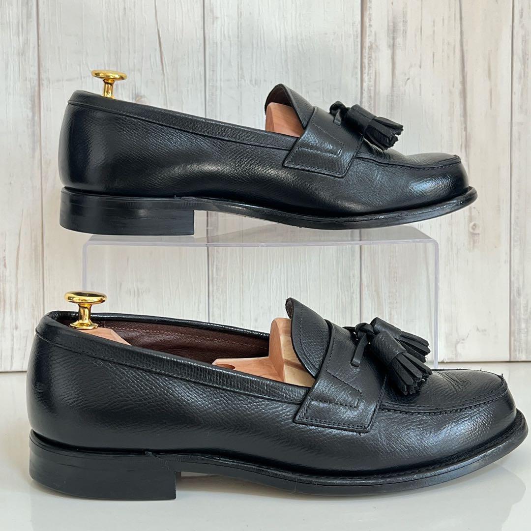 【極美品】REGAL リーガル 25.5 レザータッセルローファー ブラック