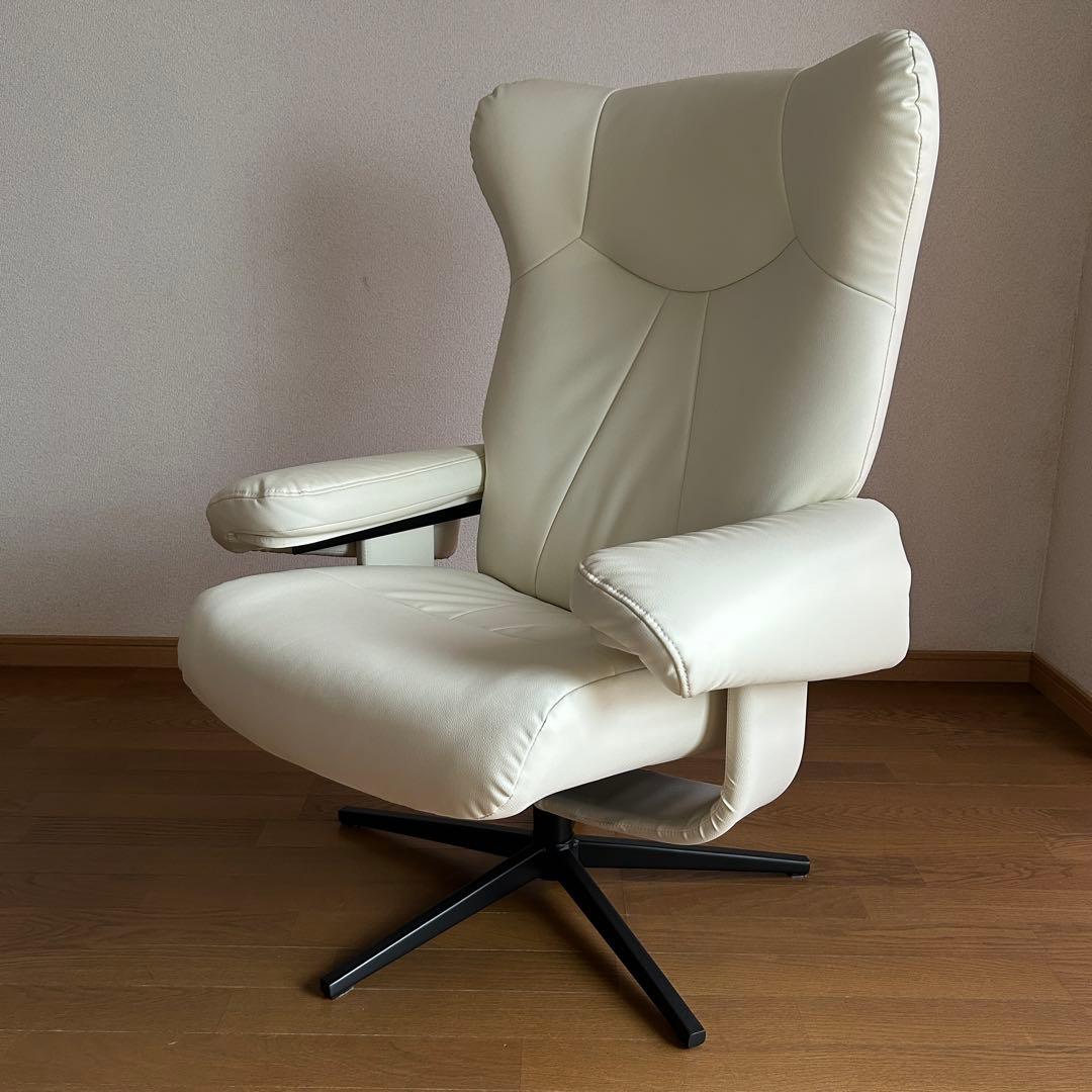 ニトリ　傷・汚れに強い合成皮革 リクライニングパーソナルチェアNシールド