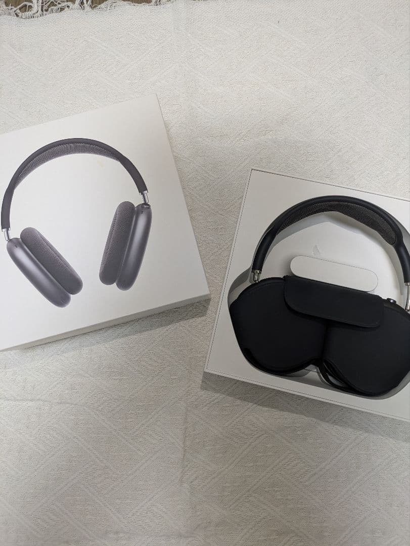 ワイヤレスヘッドホン グレー