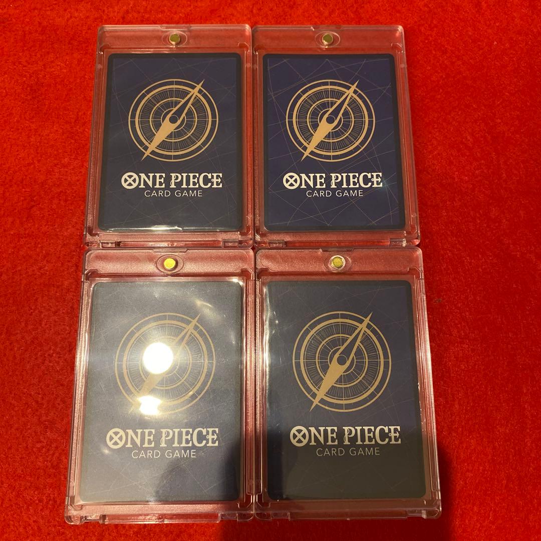 エース&サボ&ルフィ　パラレル　4枚　ワンピースカード