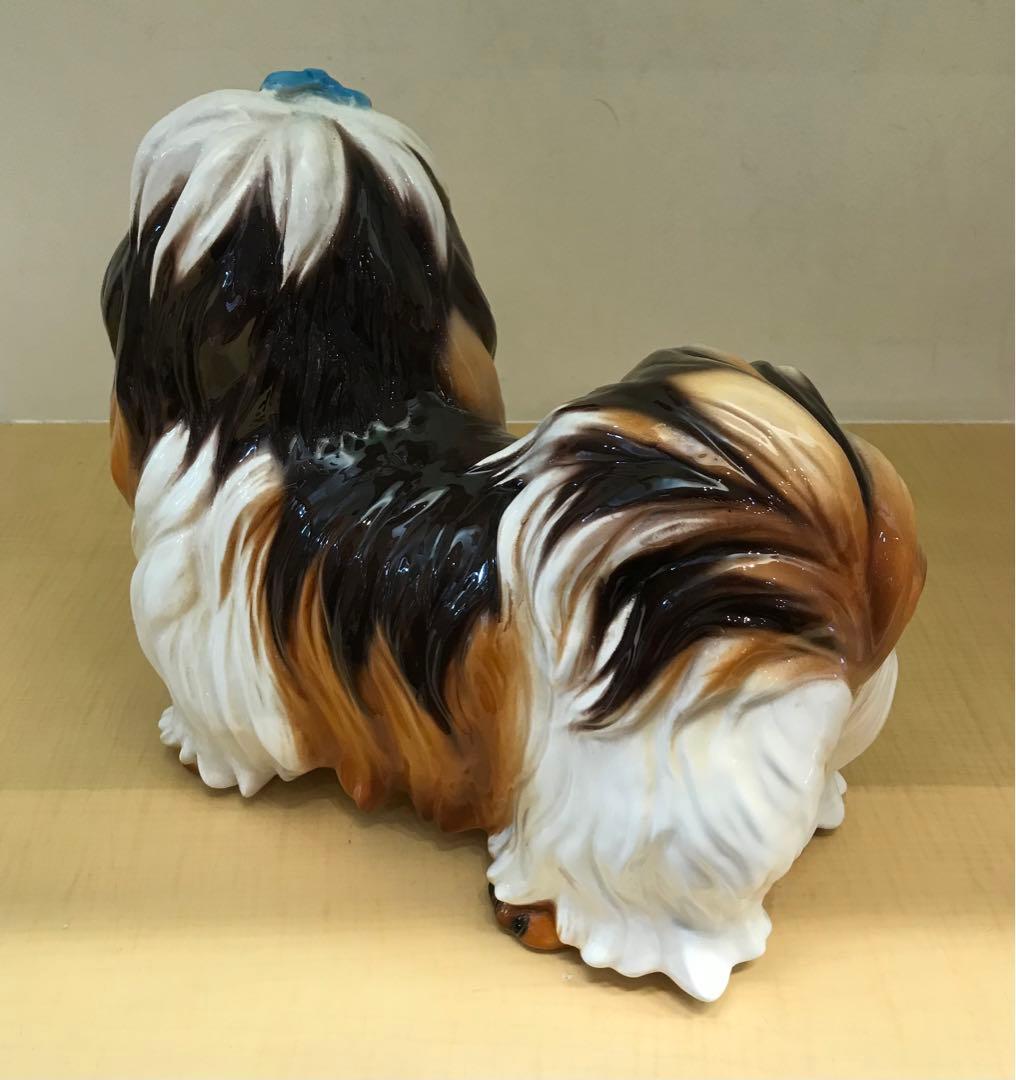 イタリア製　シーズーの置物