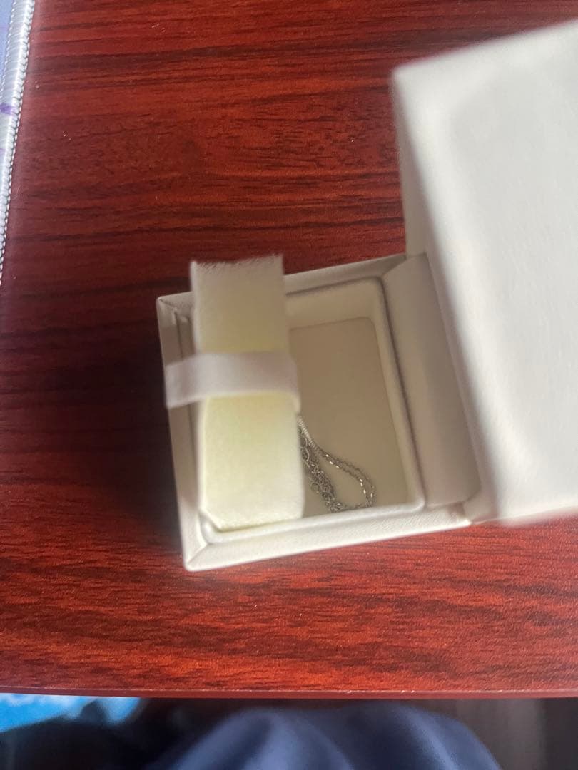 4°C ネックレス　ハート　10k