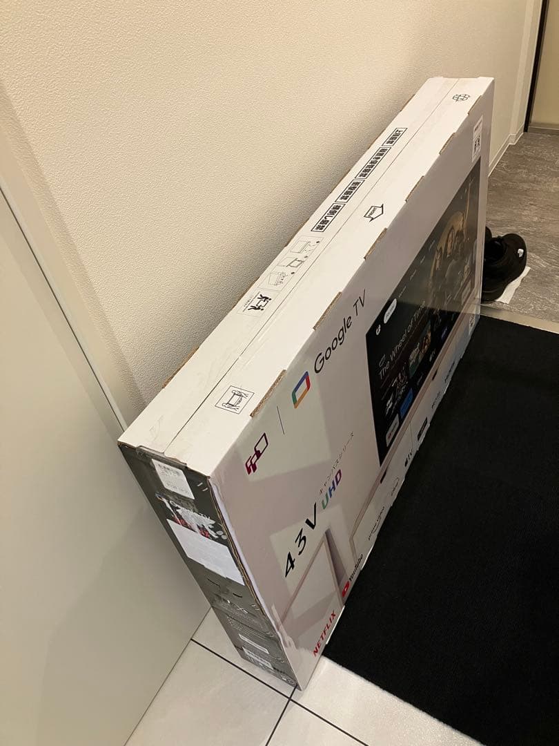 FPD チューナーレステレビ 43V型 4K 2024年モデル