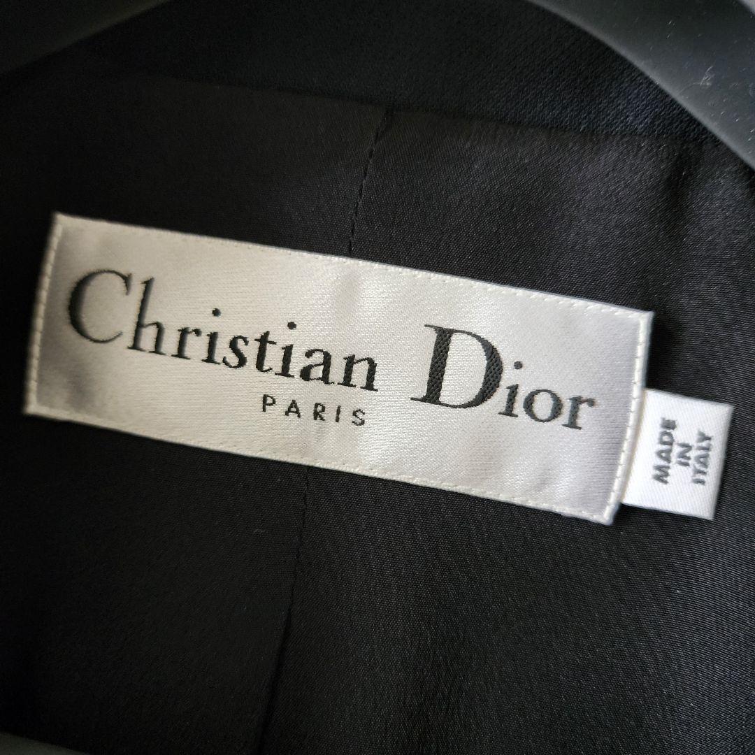 Christian Dior　ディオール　CDボタンクロップドジャケット　美品