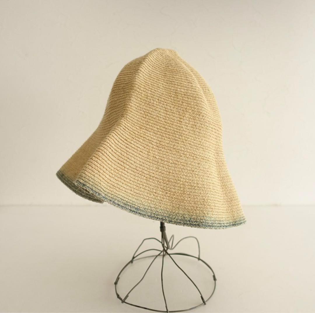 美品＊サシキ Sashiki 天然素材 フリーハット　ナチュラル　麦わら帽子