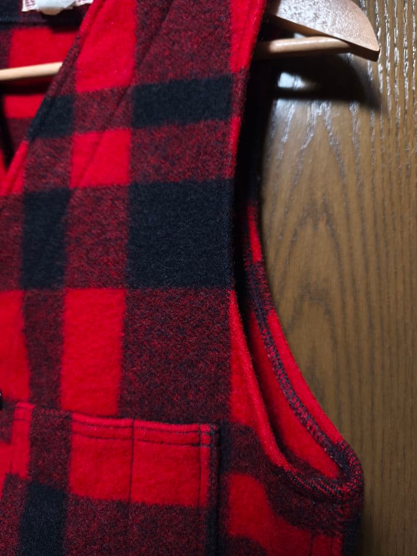 FILSON バッファローチェック　マッキーノベスト　サイズ38 М