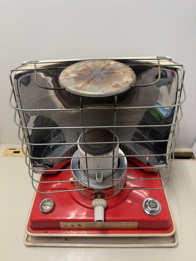 三菱 KB-120 反射式石油ストーブ 当時物 昭和レトロ 動作未確認 現状品