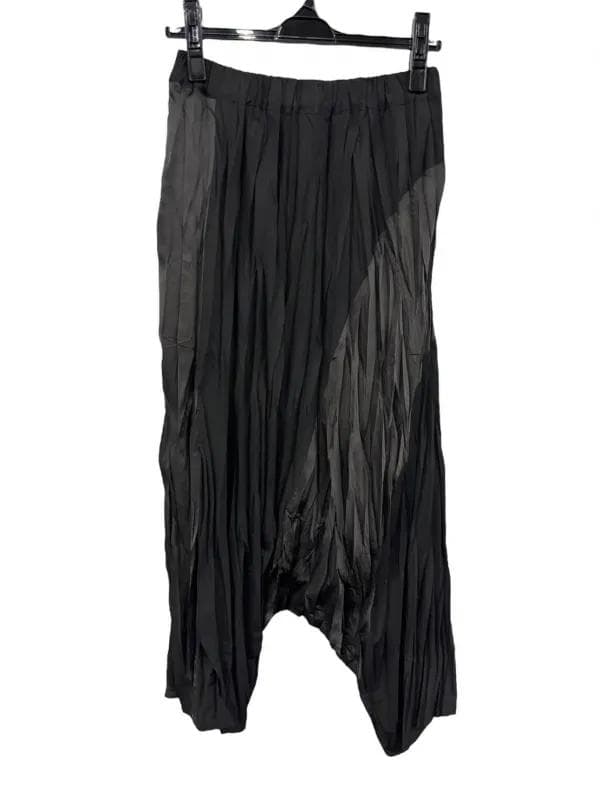 gommeゴム/シワ加工サルエルパンツ/新品/455