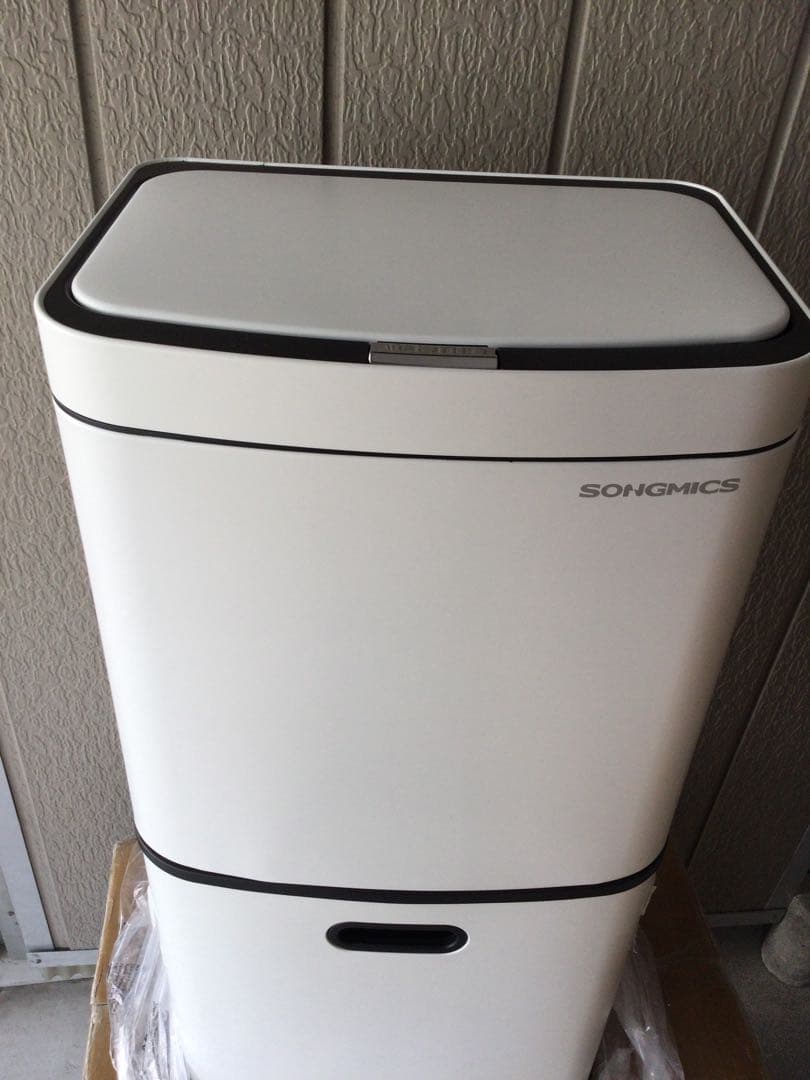 新品ゴミ箱分別縦型2段キッチン用ダストボックス 2x10L+30Lステンレス製