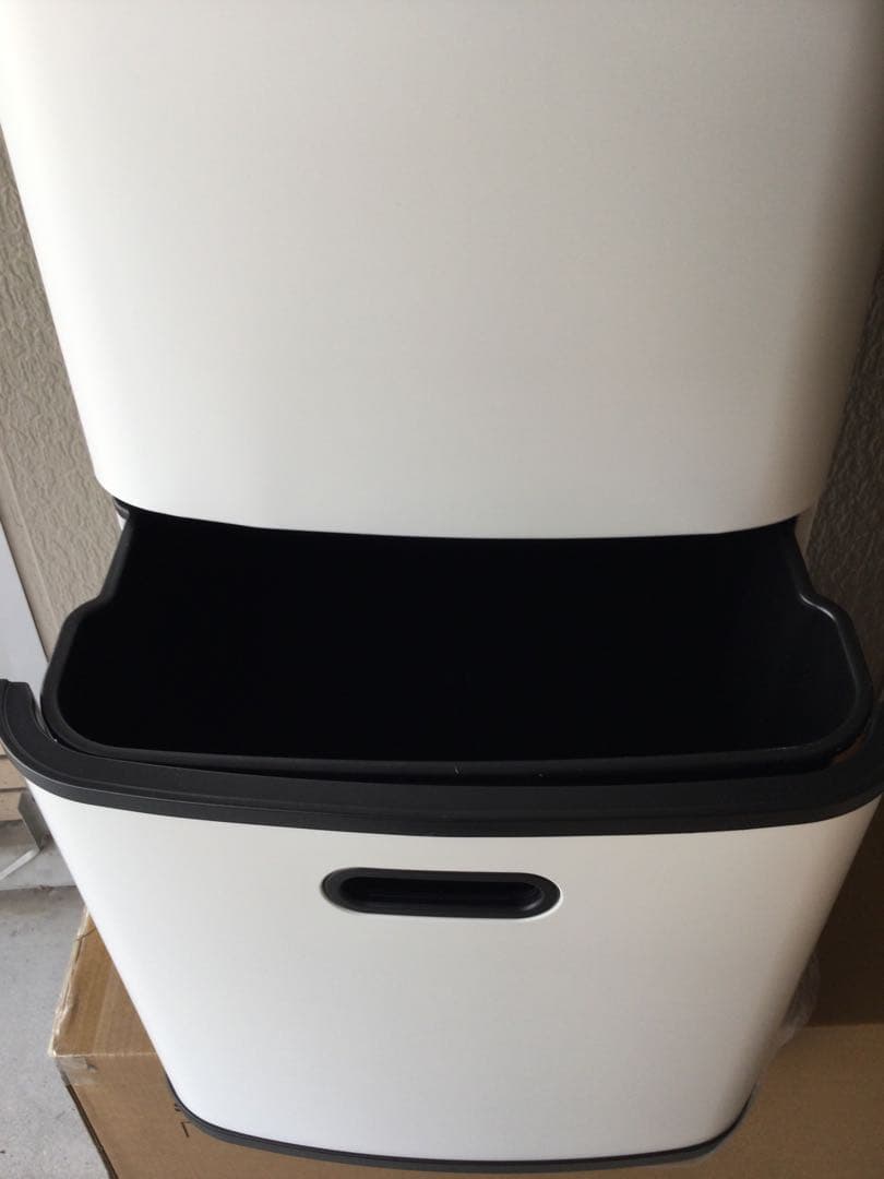 新品ゴミ箱分別縦型2段キッチン用ダストボックス 2x10L+30Lステンレス製