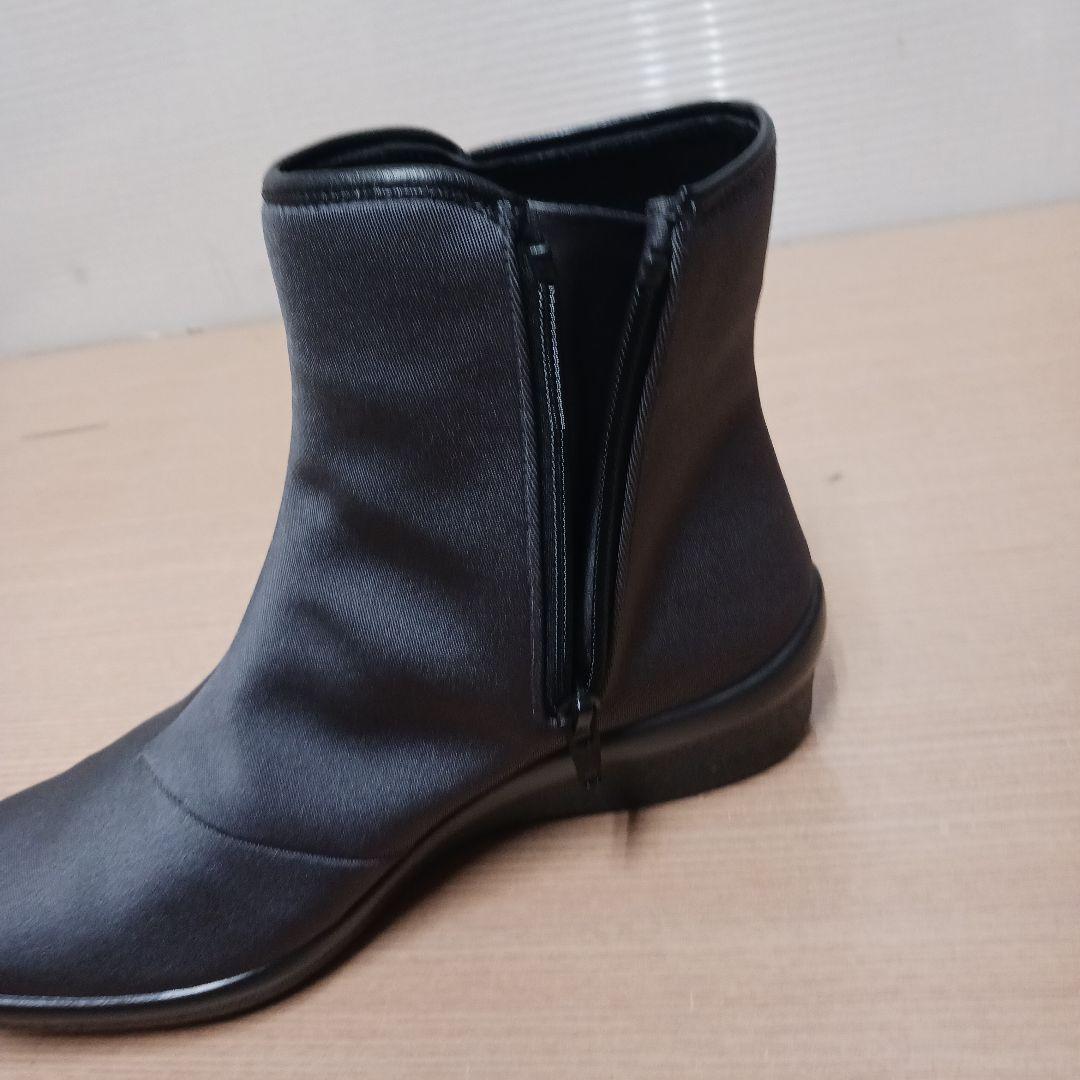 未使用　23cm トップドライ　グレー ショートレインシューズ ゴアテックス