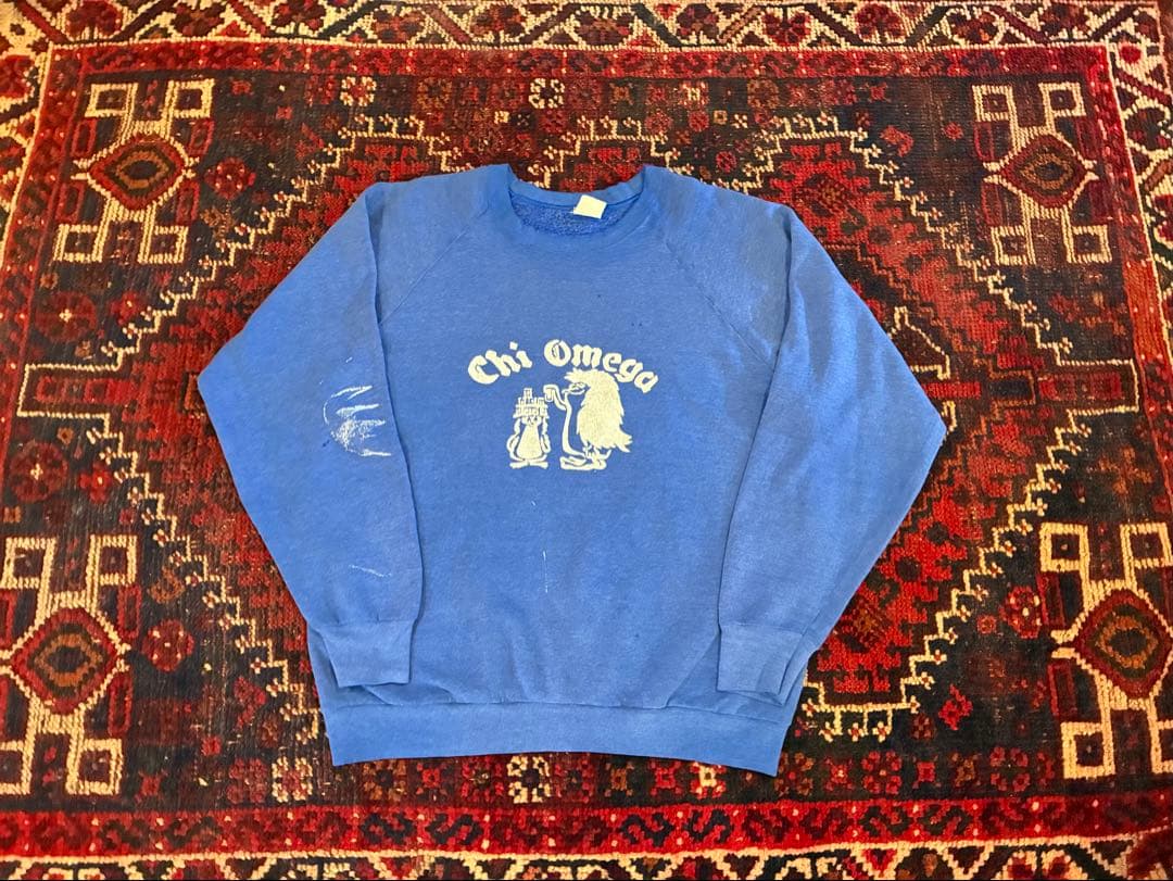 モンスタースウェット ステンシルスウェット フロッキープリント