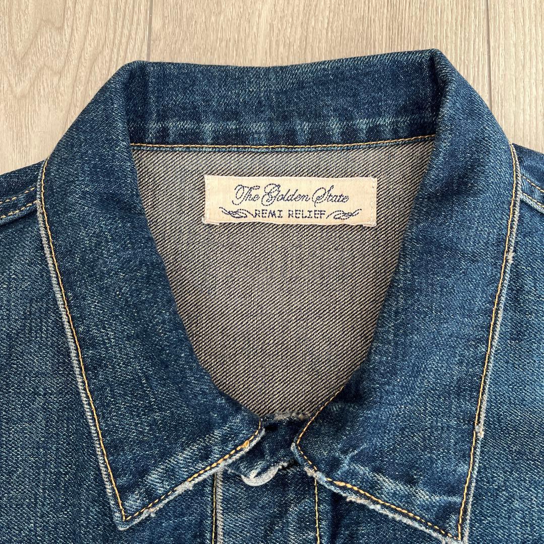 レミレリーフ デニムジャケット