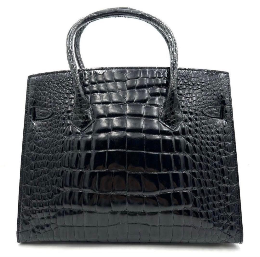 jardan des sacs ジャルダンデサック クロコダイル ハンドバッグ