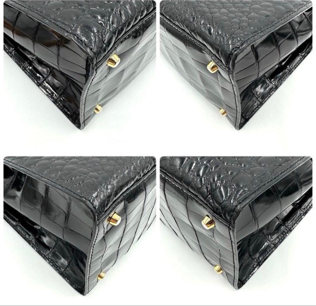 jardan des sacs ジャルダンデサック クロコダイル ハンドバッグ