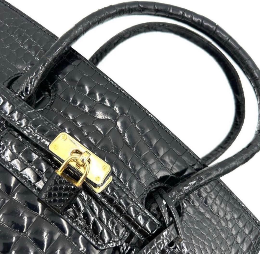 jardan des sacs ジャルダンデサック クロコダイル ハンドバッグ