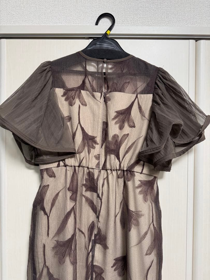 niana ニアナ フラワー オーガンジー ドレス M-Short 結婚式