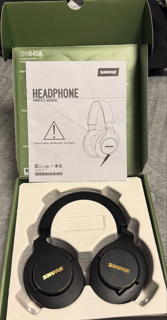 SHURE SRH840A ヘッドフォン