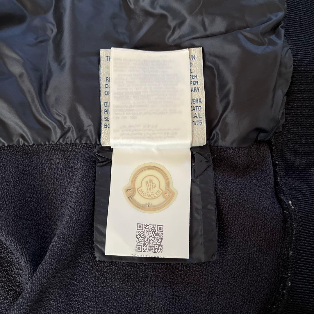 MONCLER ネイビー 中綿薄手 ジャケット150