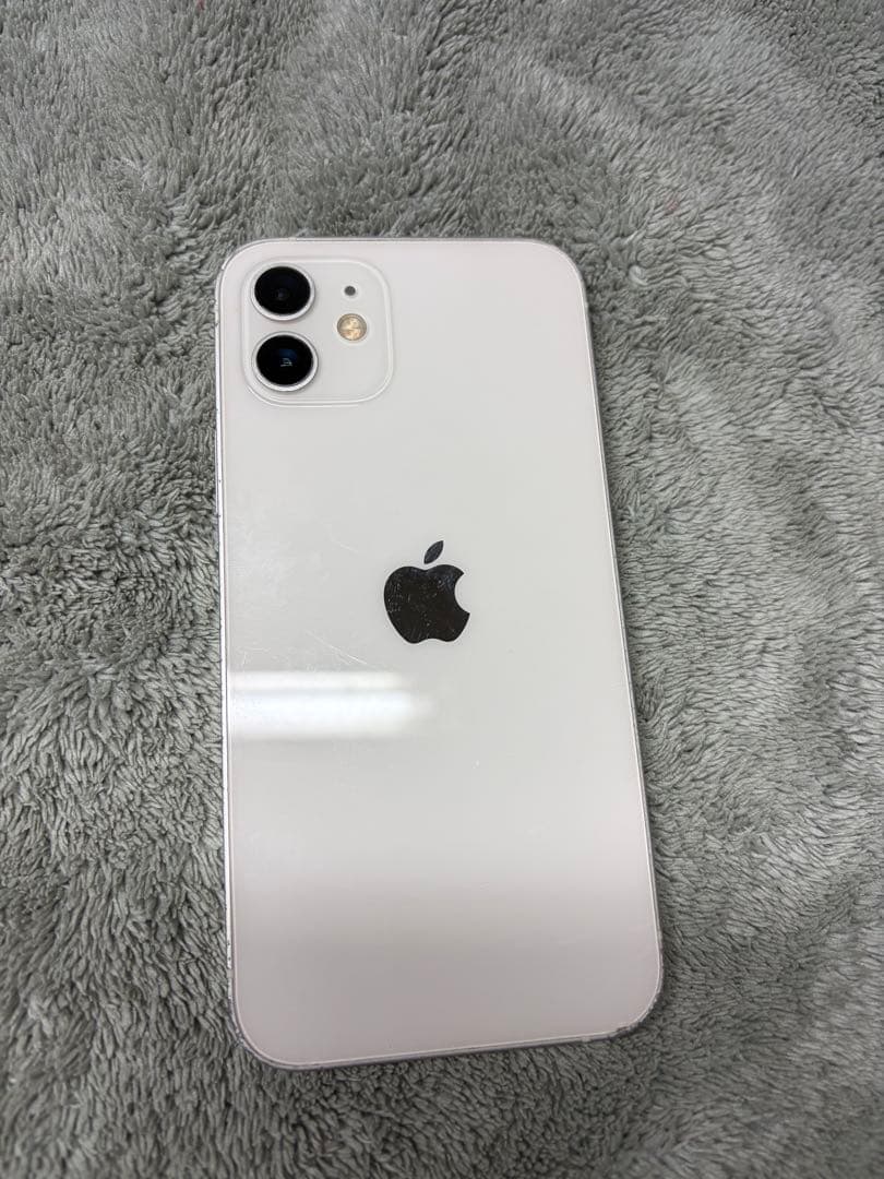 iPhone 12 ホワイト 128GB 箱　充電器コード付き