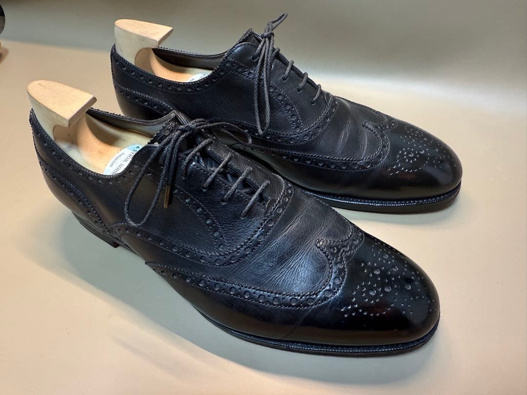 EDWARD GREEN MALBERN 8 1/2ブラックフルブローグ