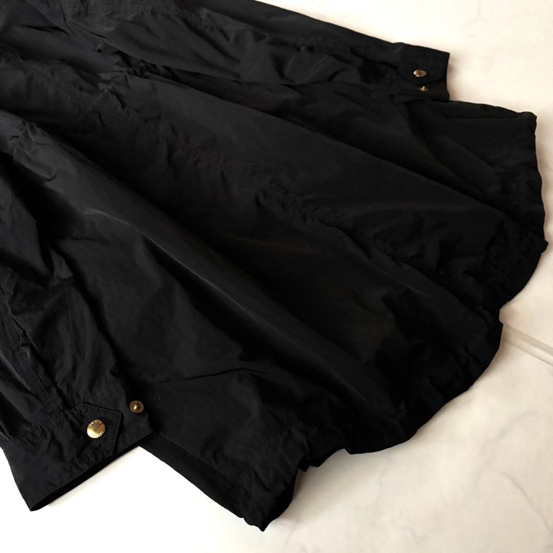 美品✨タトラス EUDEMO ナイロンモッズコート ナイロン フーデッド 黒 S