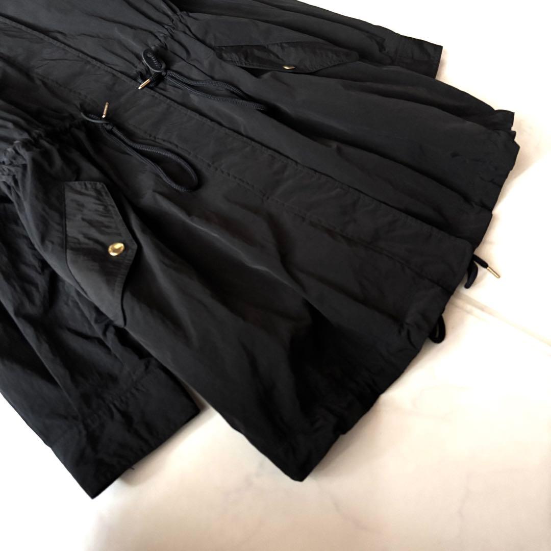 美品✨タトラス EUDEMO ナイロンモッズコート ナイロン フーデッド 黒 S