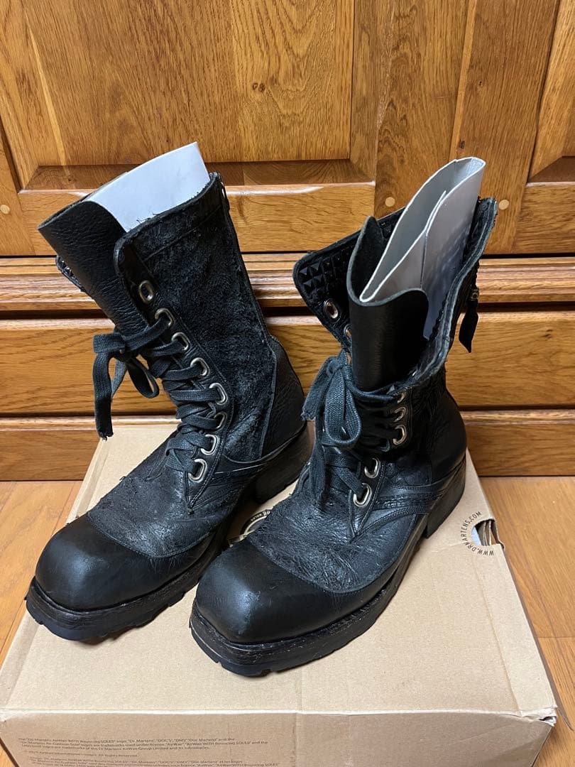 KMRii CHROME BOOTS STUDS ケムリ　クロムスタッズブーツ