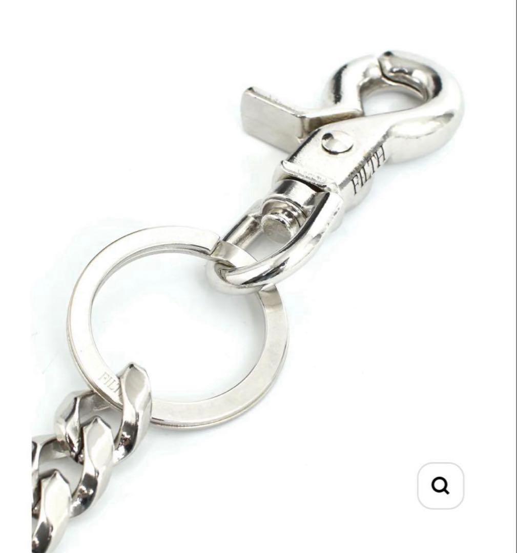 filthシルバー ウォレットチェーン NUBIAN